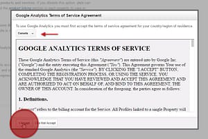 Google analytics terms of service