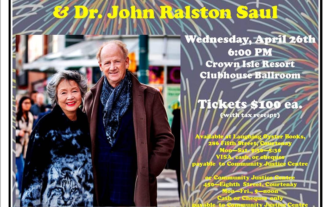 Community Justice Centre Campognolo Lecture Series with Rt. Hon. Adrienne Clarkson and Dr. John Ralston Saul